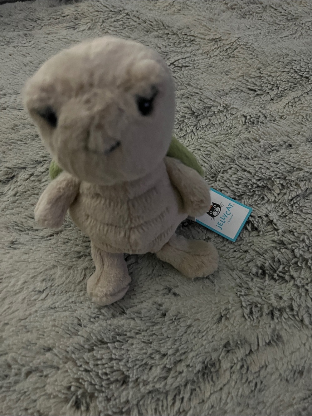 Jellycat Cream & Green Plush Turtle